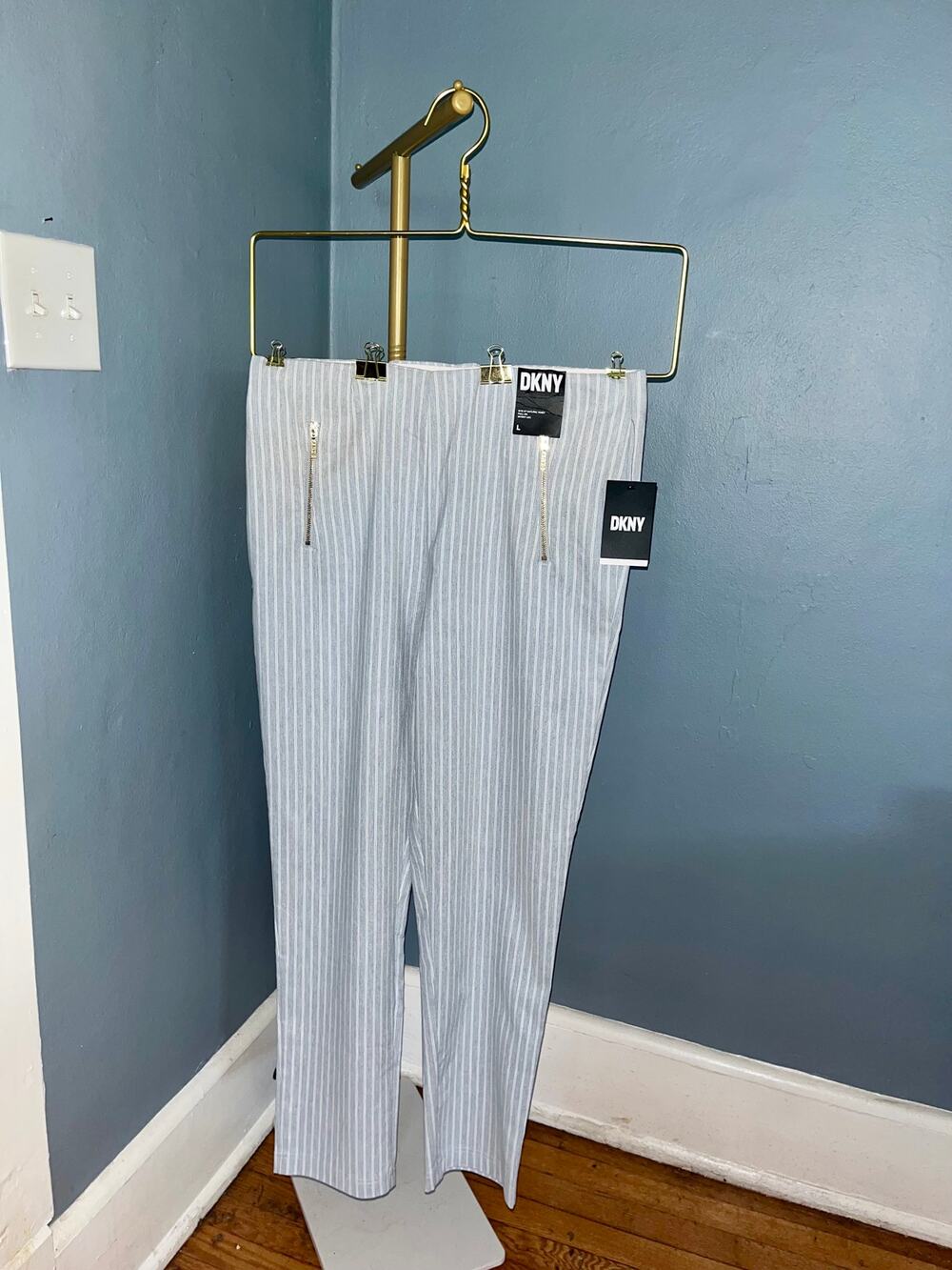 NWT, DKNY casual pants, size L women's